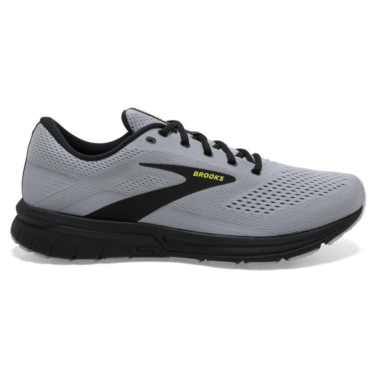 Brooks SIGNAL 3 Road Running Shoes Mens Sale - Grey/Black/Evening Primrose (UBW274938)